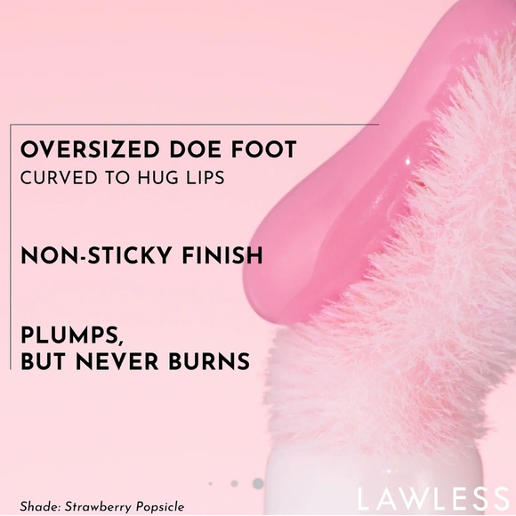 NWT LAWLESS FORGET THE FILLER LIP-PLUMPING LINE-SMOOTHING GLOSS 👄💄 - Picture 8 of 12